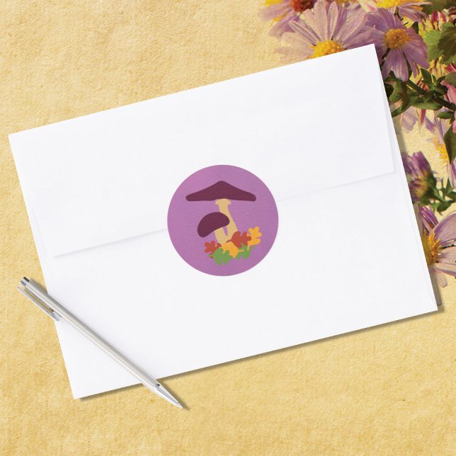 Adesivo Cogumelos de Paisagem Inferior (Criador carregado)