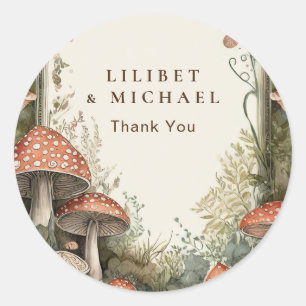 Adesivo Cogumelos FAIRYCORE Cogumelos Goblincore Favoritos