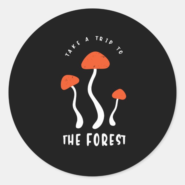 Adesivo Cogumelos Humor Engraçado Dizendo Seletor de Cogum (Frente)