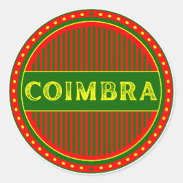 Adesivo Coimbra City Pride Emblem – Portuguese Identity