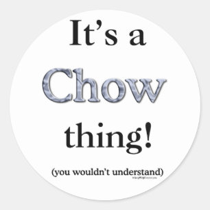 Adesivo Coisa Chow Chow