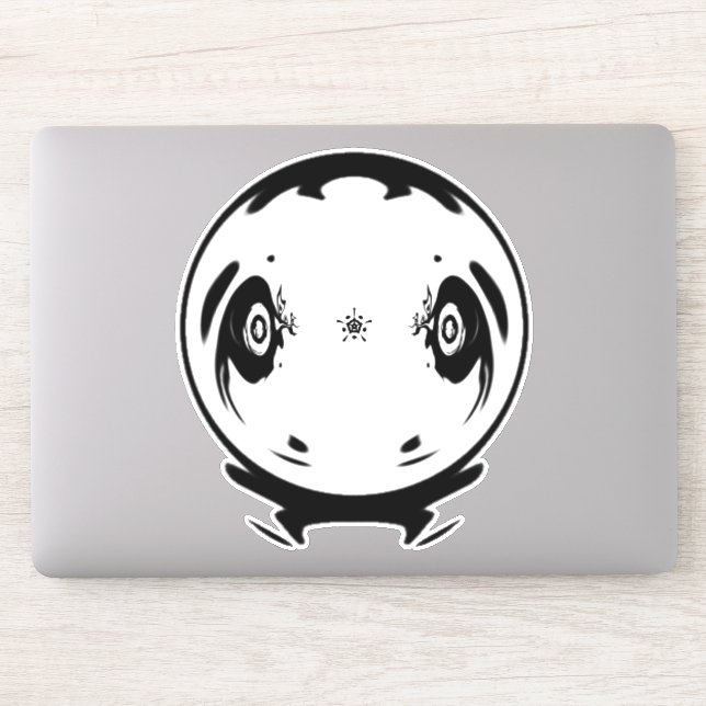 Adesivo Coisa esquisita de manga (Computador)