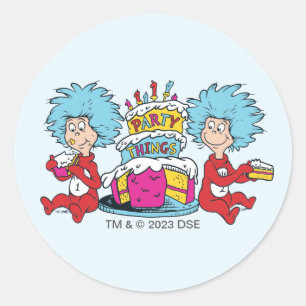 Adesivo Coisa Um Coisa Dois Coisas de Festa