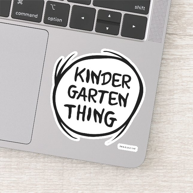 Adesivo Coisa Um Dois - Coisa Do Jardim De Infância (Detalhe)