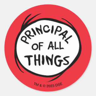 Adesivo Coisa Um Dois - Principal de todas as coisas