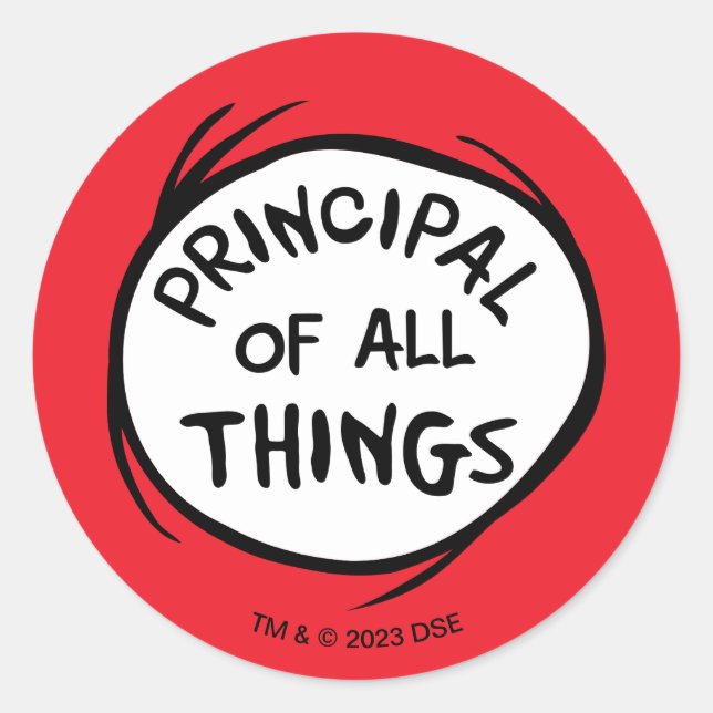 Adesivo Coisa Um Dois - Principal de todas as coisas (Frente)