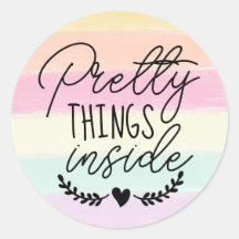 Coisas bonito Dentro de Cores Arco-íris de Pastel