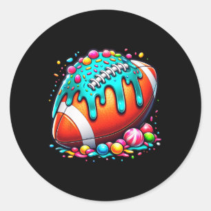 Adesivo Coisas de Futebol com Gotejamento de Sorvete Para