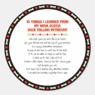 Adesivo Coisas Engraçadas Aprenderam Com A Nova Escócia 