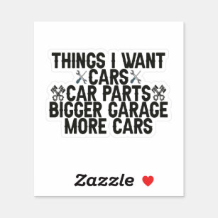 Adesivo Coisas Que Eu Quero Carros Carros Carros Carros Pa