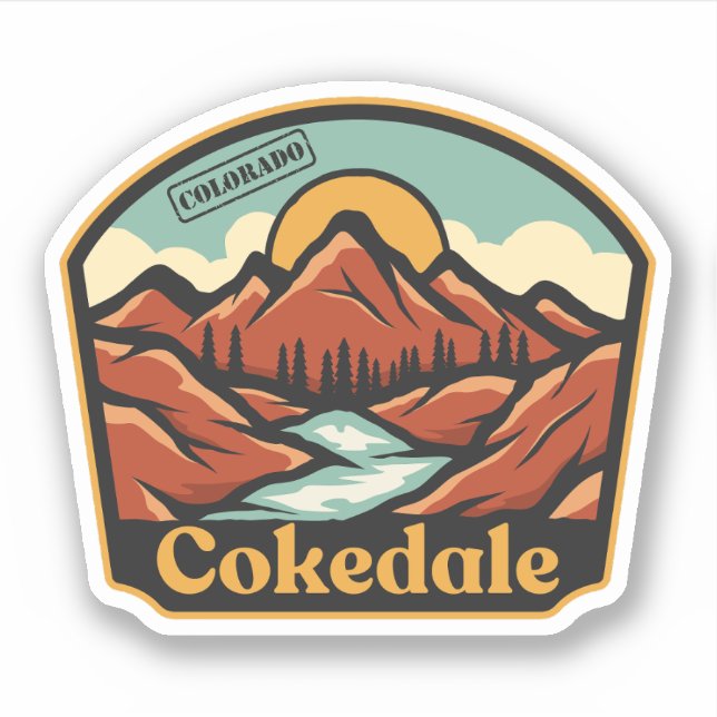 Adesivo Cokedale, Colorado (Frente)