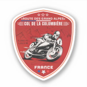 Adesivo col de la colombiere, alpes franceses