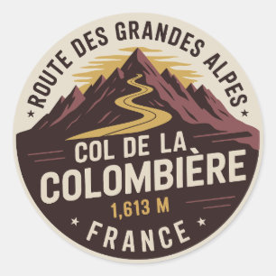 Adesivo Col de la Colombière França Alpino