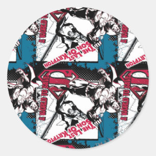 Adesivo Colagem Azul e Vermelha