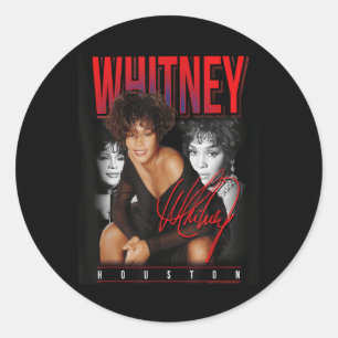 Adesivo Colagem de Fotos Retro Whitney Houston