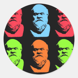 Adesivo Colagem de Socrates