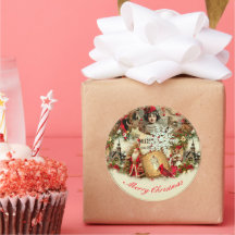 Colagem de Tesouros de Natal Vitoriano