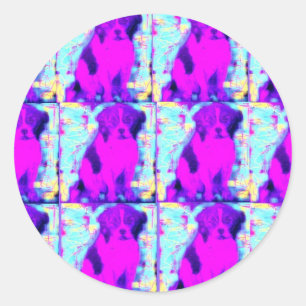 Adesivo colagem do cão do lebreiro