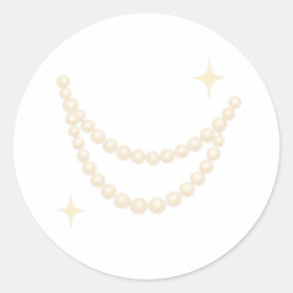 Adesivo Colar de pérolas balança