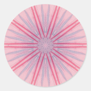Adesivo Colas cor-de-rosa e azuis