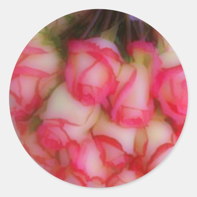 Adesivo Colas de vedação de envelopes rosa rosa rosa rosa (Frente)