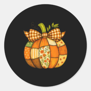 Adesivo Colchete de Abóbora Outono Halloween Thanksgivi