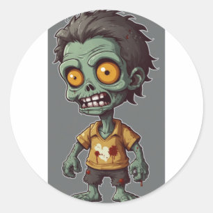 Adesivo Coleção de Amigos Zombie