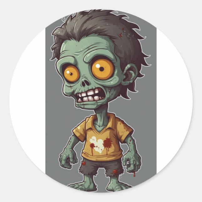 Adesivo Coleção de Amigos Zombie (Frente)