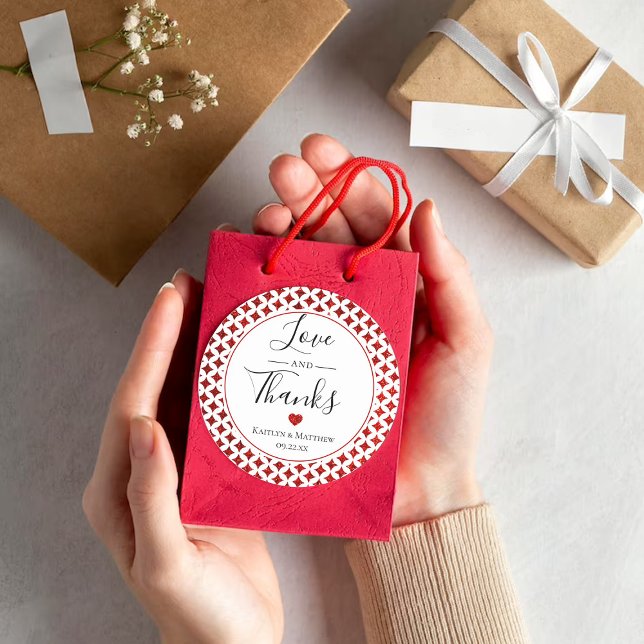 Adesivo Coleção de Casamentos de Cartões de Jogada Monogra (Criador carregado)