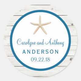 Adesivo Coleção de Casamentos de Madeira de Estaleiro Whit