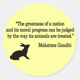 Adesivo Coleção de Cotação Mahatma Gandhi