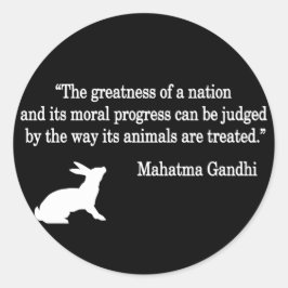 Adesivo Coleção de Cotação Mahatma Gandhi