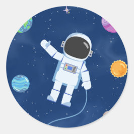 Adesivo Coleção de Festas de Espaço!
