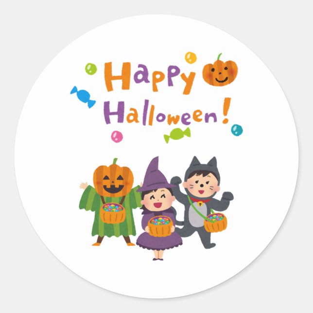 Adesivo Coleção de Festas de Halloween! (Frente)