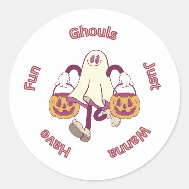 Adesivo Coleção de Festas de Halloween! (Frente)