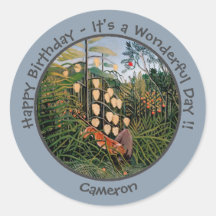 Coleção de Itens do Partido Henri Rousseau Tiger &