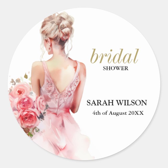 Adesivo Coleção de Palhaços de Casamento por Aquarela com  (Frente)