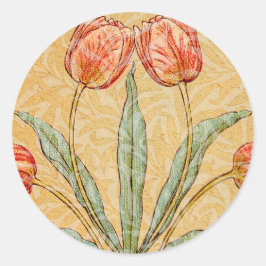 Adesivo Coleção de Pinturas Tulipa Morris Vintage