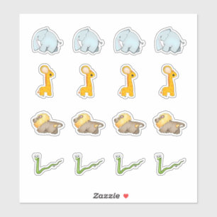 Adesivo Coleção de Savanas Africanas com Autocolantes