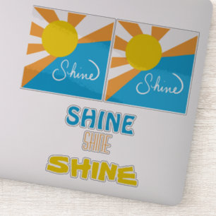 Adesivo Coleção de SHINE Cinco Designs Coloridos