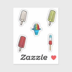 Adesivo coleção de sorvetes