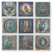 Coleção do Owl Sticker