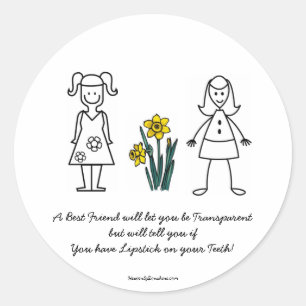 Adesivo Coleção dos melhores amigos transparente