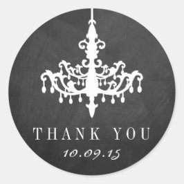 Adesivo Coleção Elegante de Casamentos Chandelier