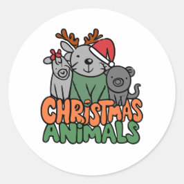 Adesivo Coleção Festiva de Amigos Criteriosos de Natal