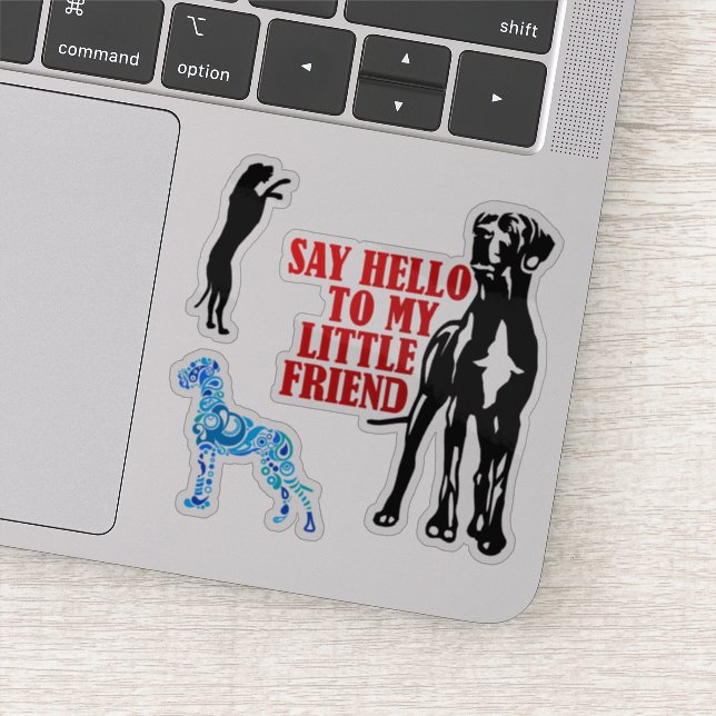 Adesivo Coleção Great Dane de Adesivos para Carros (Detalhe)