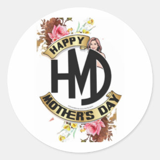 Adesivo Coleção HMD do Dia das Mães | Floral Typo