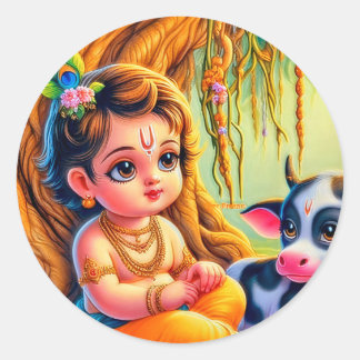 Adesivo Coleção Little Krishna Sticker
