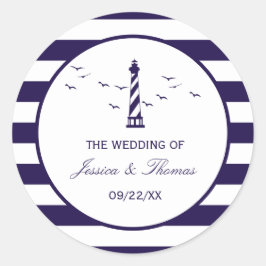 Adesivo Coleção Náutica De Casamentos De Faróis