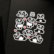 Coleção Panda Animal 8 Pack